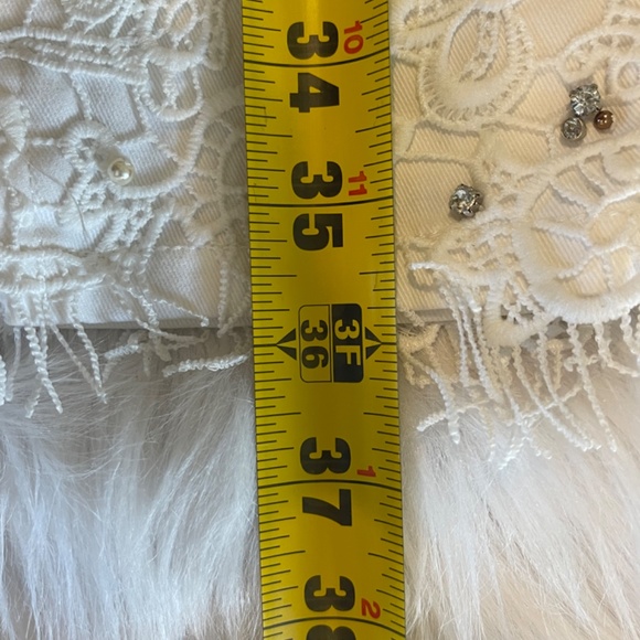 YES ZEE White Capris Pants Ladies Size 31 - Picture 7 of 8